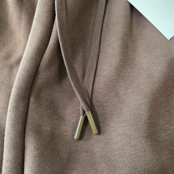 Nike Air Max High-Waisted Joggers Women's M Brown Beige Fleece New LE FB8051-237 - Picture 9 of 16